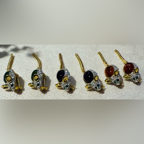 Vintage Mice Cabachon Brooches - Picture 7 of 11